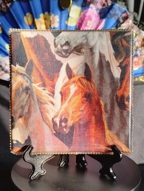 Hand Crafted Decorative Horse Art